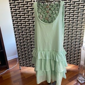 J Crew Mint Green Sleeveless Dress
